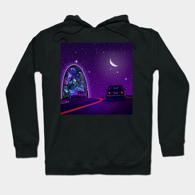 Road Trip To A Different Dimension Hoodie by RiddhiShah